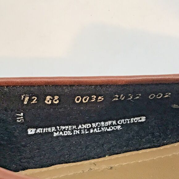 G.H. Bass Weejuns Michael Loafers Men's 12EE Brown Black Leather Kiltie Tassel - Picture 9 of 12